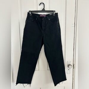 Gloria Vanderbilt Black Jeans with Purple Brand Label